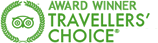 Winner Traveller's Choice on Tripadvisor